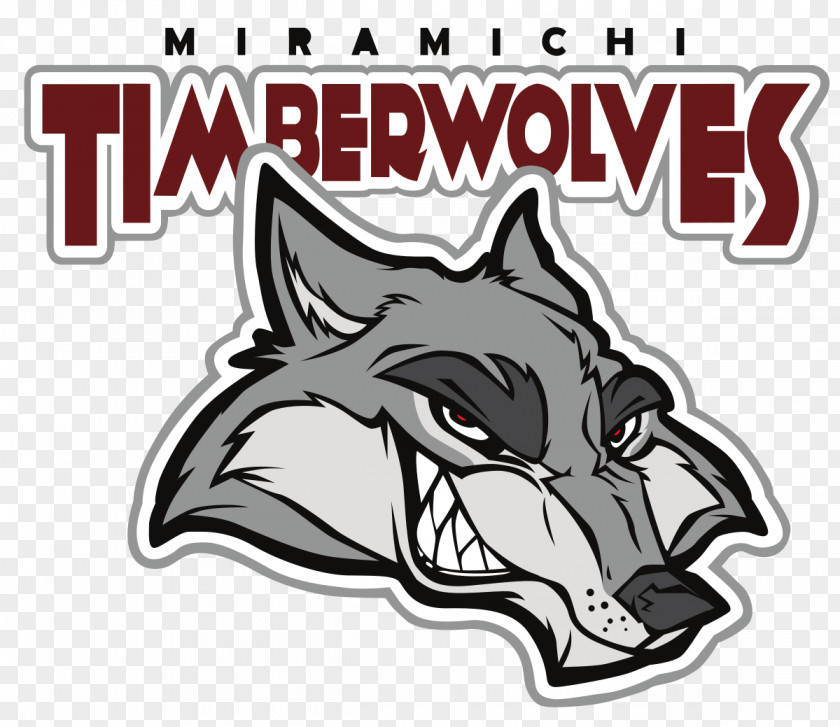 Dog Miramichi Timberwolves Minnesota Campbellton Tigers PNG