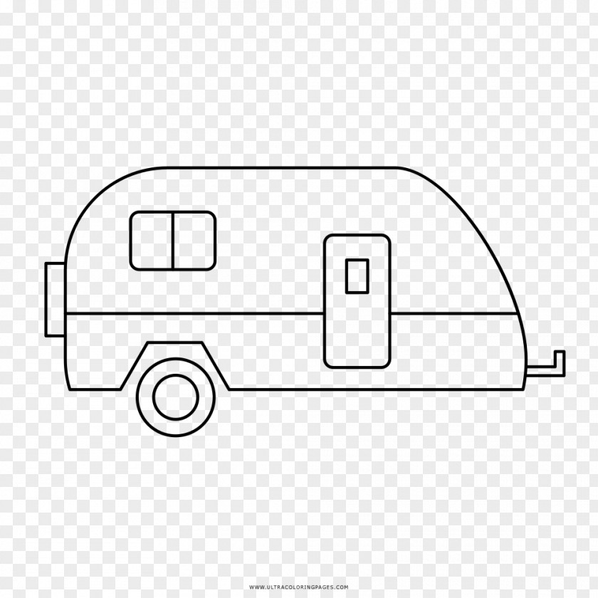 Drawing Campervans Bar Trailer Camping PNG