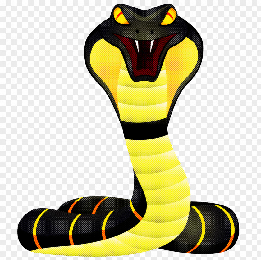 King Cobra Elapidae Yellow Snake Serpent PNG