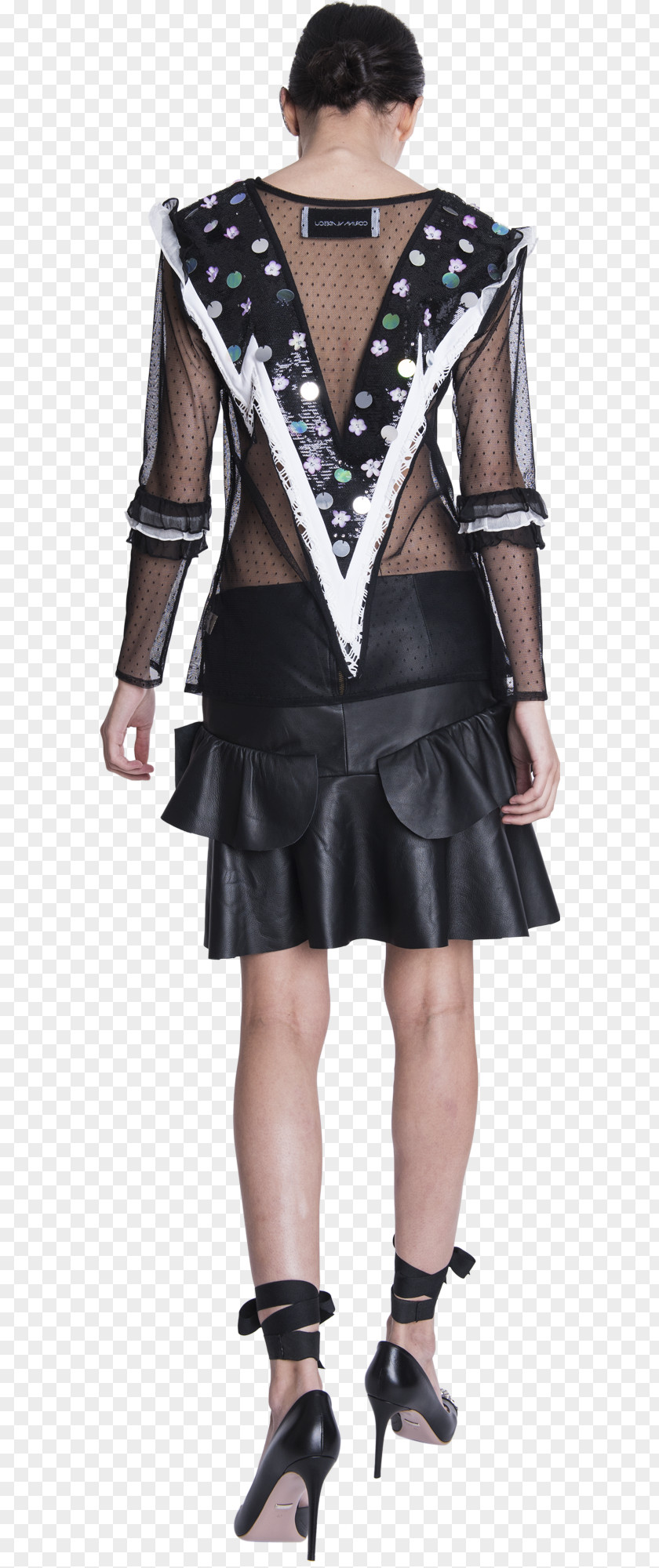 Leather Skirt Designer Fashion PNG