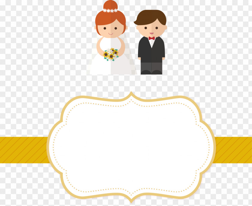 Vector Wedding Invitation Label Marriage Clip Art PNG