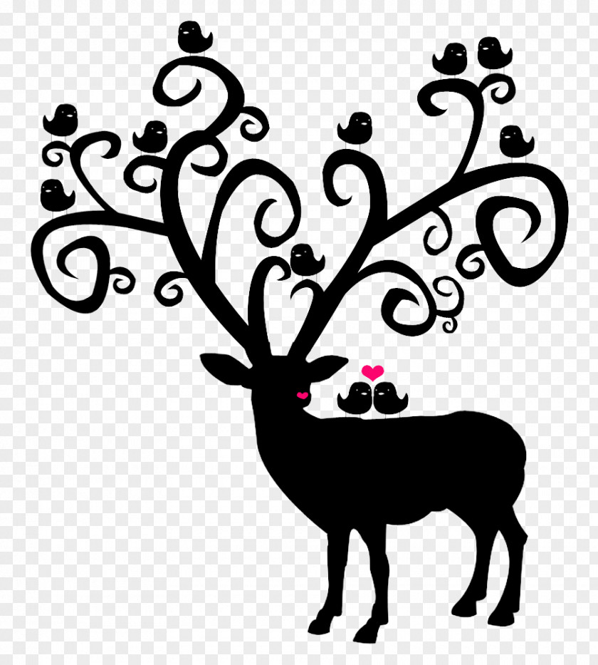 Reindeer Annie Sloan's Stencil Studio Christmas Day PNG