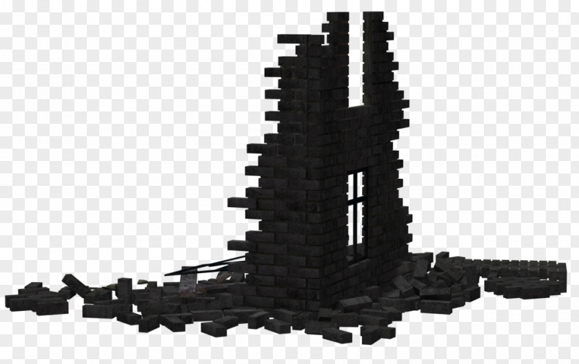 Ruins Product Black PNG