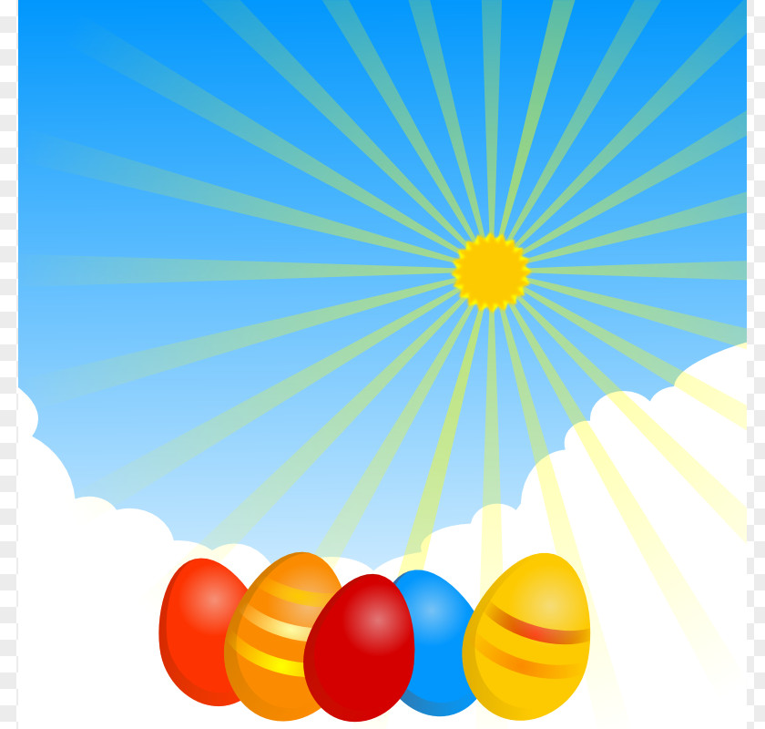 Sun And Clouds Pictures Easter Bunny Egg Clip Art PNG