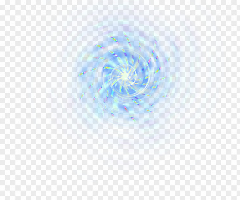 Blue Rotating Light Effect RGB Color Model PNG