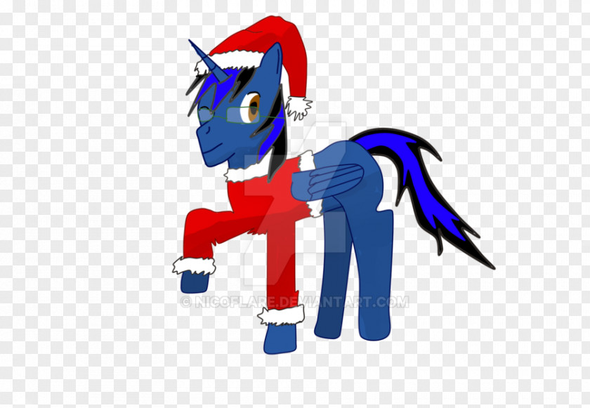 Christmas Outfit Horse Character Fiction Clip Art PNG