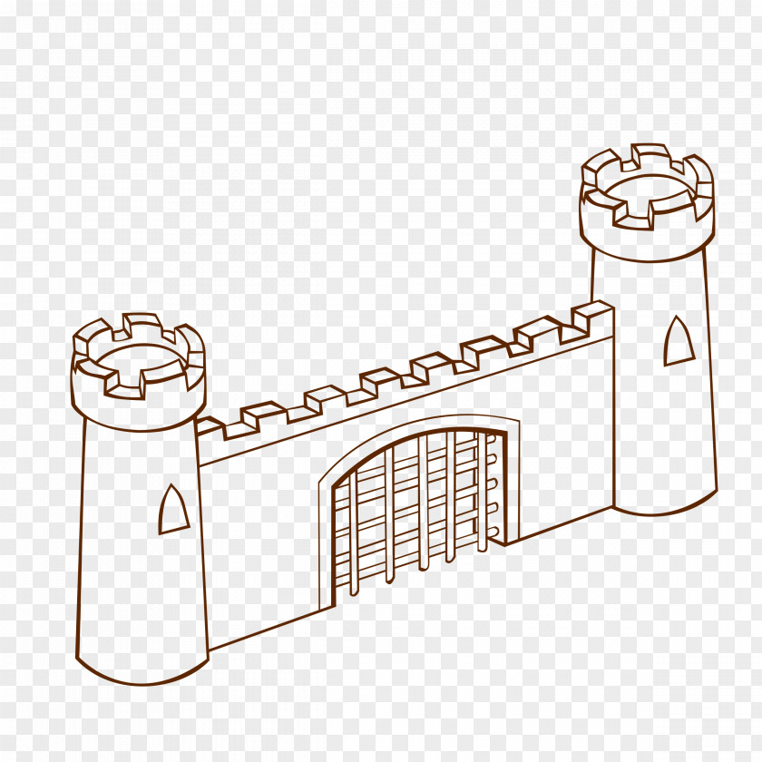 Gate Fortified Gateway Clip Art PNG