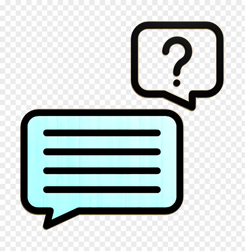 Linear Color SEO Icon Chat Talk PNG