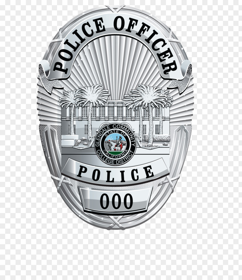 Police Shield Badge Crime Glendale Community College Security PNG