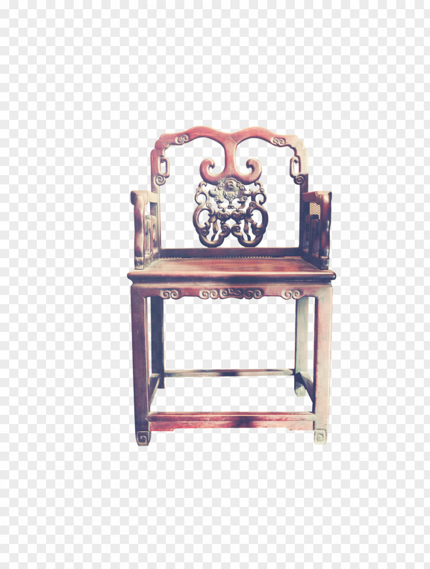 Traditional Seat Table Chair Furniture Household Goods PNG