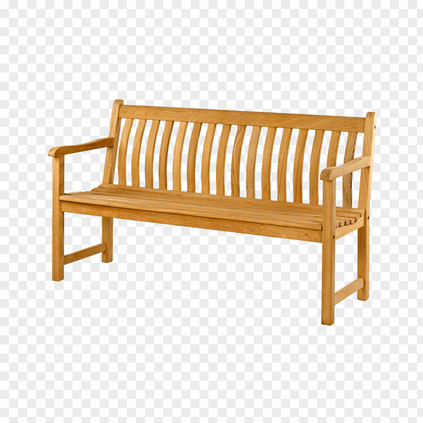 Bench Garden Furniture Oak PNG