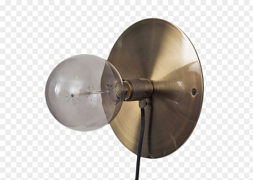 Edison Screw Bronze Lamp Copper Furniture Lighting PNG