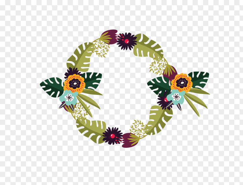Flower Wreath Clip Art Garland PNG