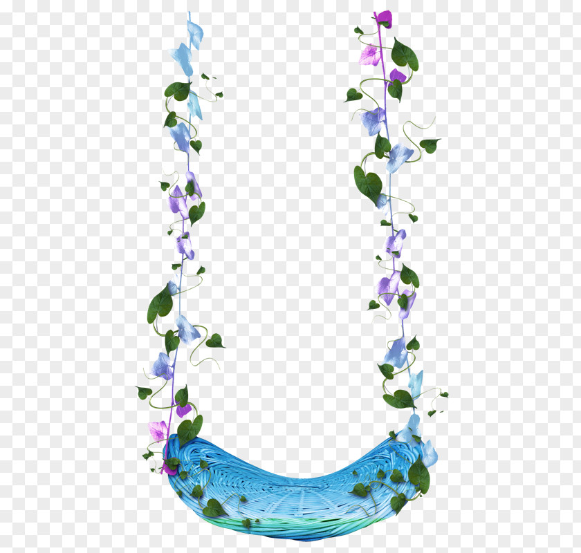 Flowering Plant Floral Design Necklace PNG
