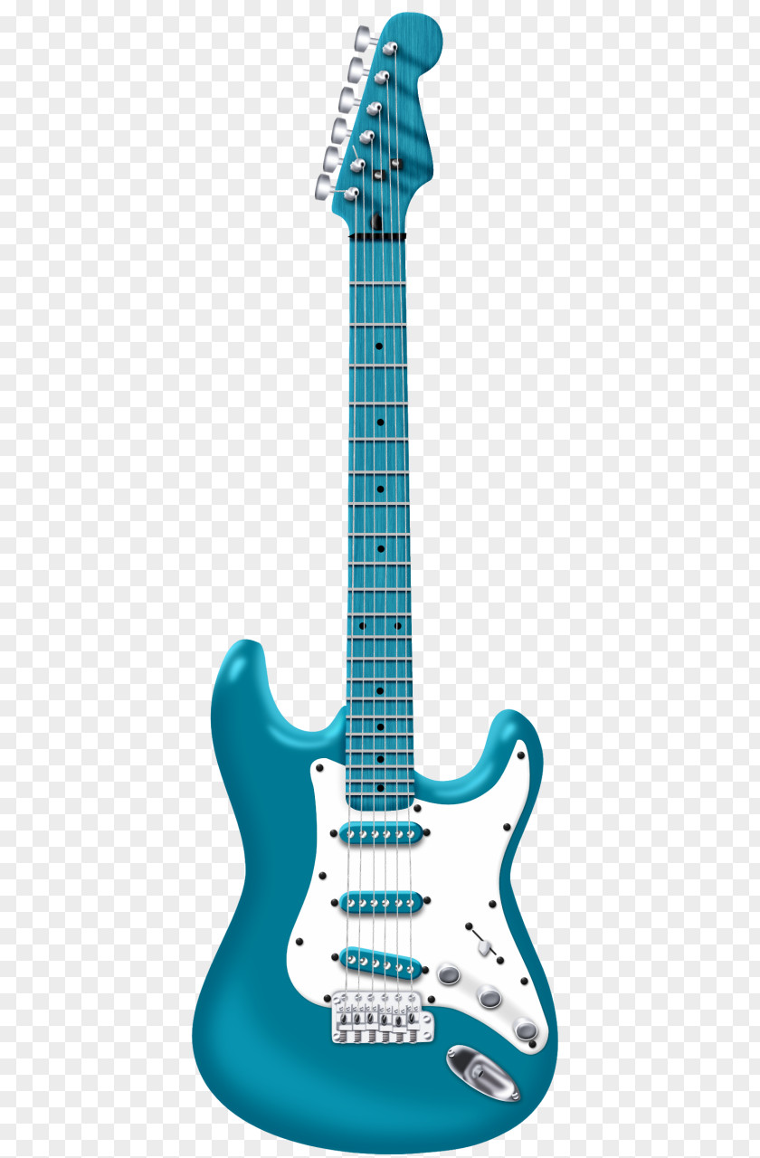 Green Electric Guitar Fender Stratocaster The STRAT Musical Instruments Corporation PNG