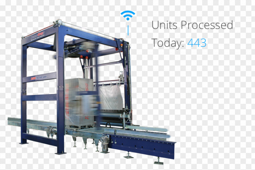 Pallet Stretch Wrap Plastic Packaging And Labeling Machine Coating PNG