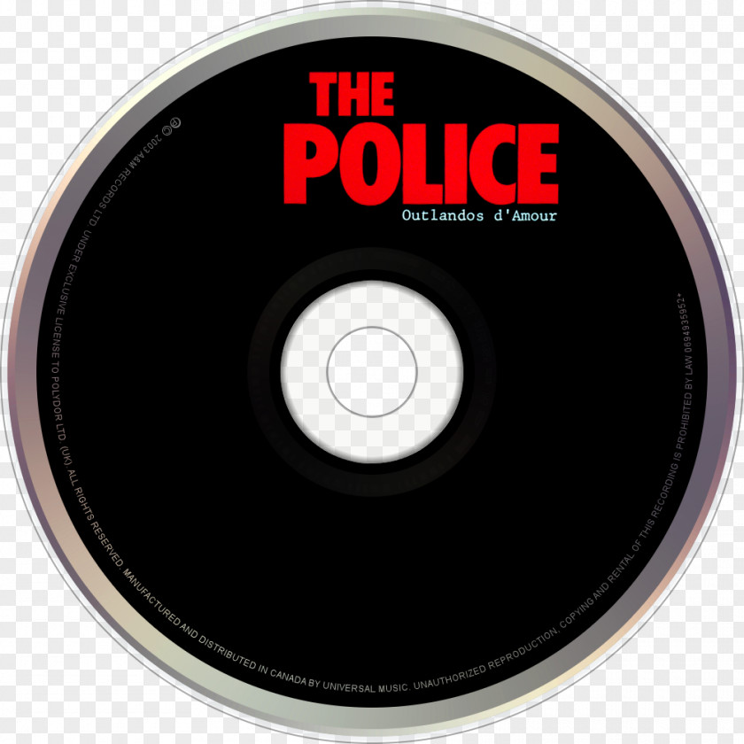 Police Dva Fanart Compact Disc Outlandos D'Amour The Album PNG
