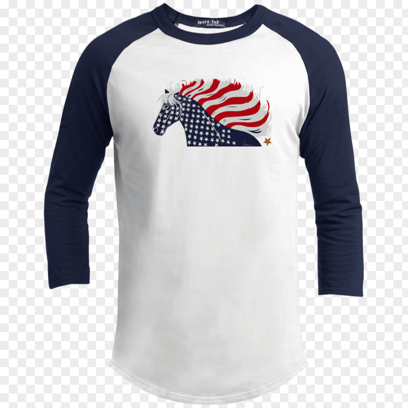 T-shirt Long-sleeved Sports Fan Jersey Raglan Sleeve PNG