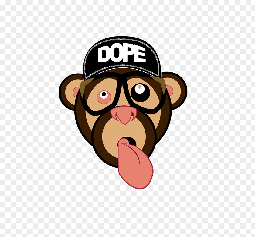 Dope Outfits Hoodie Clip Art Illustration Monkey Human Behavior PNG