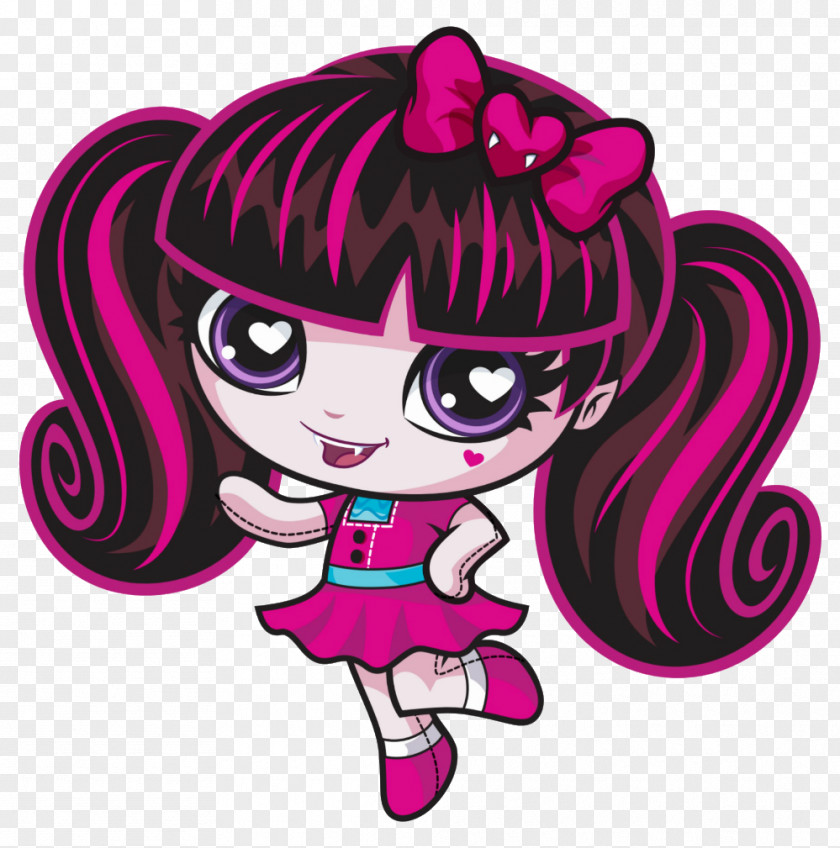 Mini Monster High MINI Doll Frankie Stein Drawing PNG