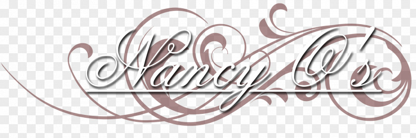 Nancy O's Restaurant Food Logo Font PNG