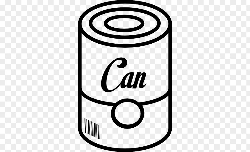 Barcode Vector Tin Can Canning Beverage Food PNG