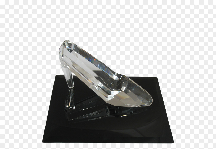 Glass Plaque Slipper High-heeled Shoe Court Overall PNG