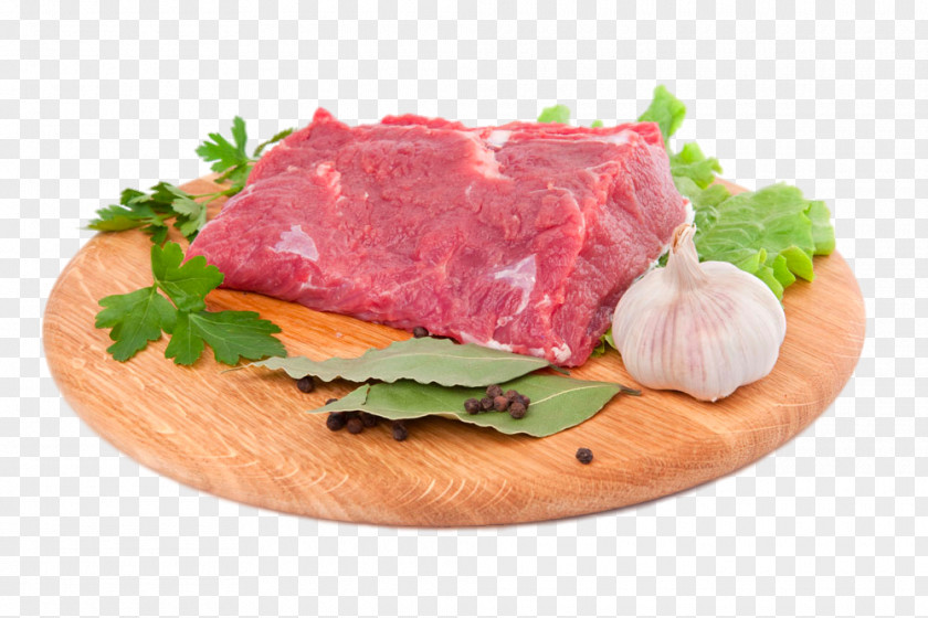 Lean Meat On The Chopping Block Banco De Imagens Food Photography PNG