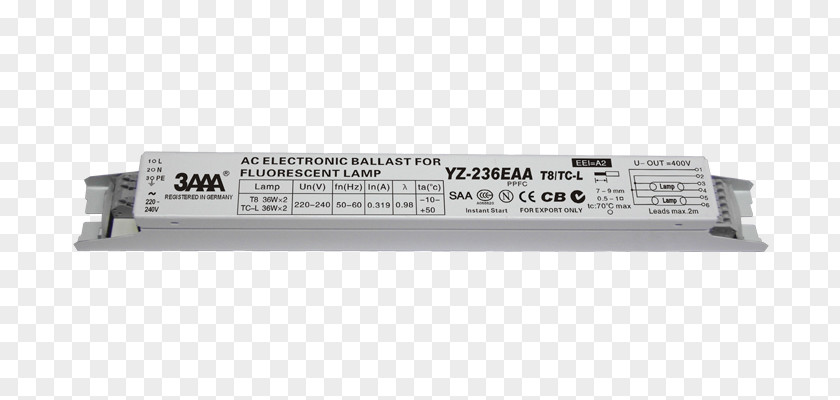 Light Electrical Ballast Fluorescent Lamp Neon Electronics PNG