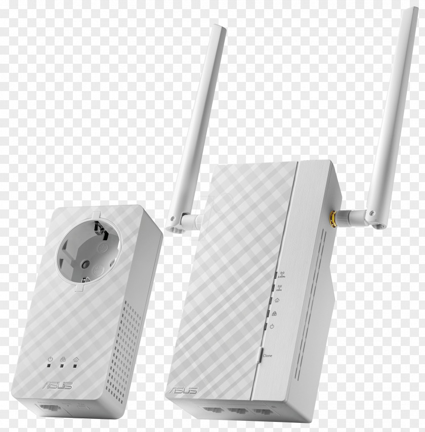 Power-line Communication Wireless Repeater Asus PL-AC56 1200Mbps AV2 1200 Wi-Fi Powerline Adapter Kit HomePlug IEEE 802.11ac PNG