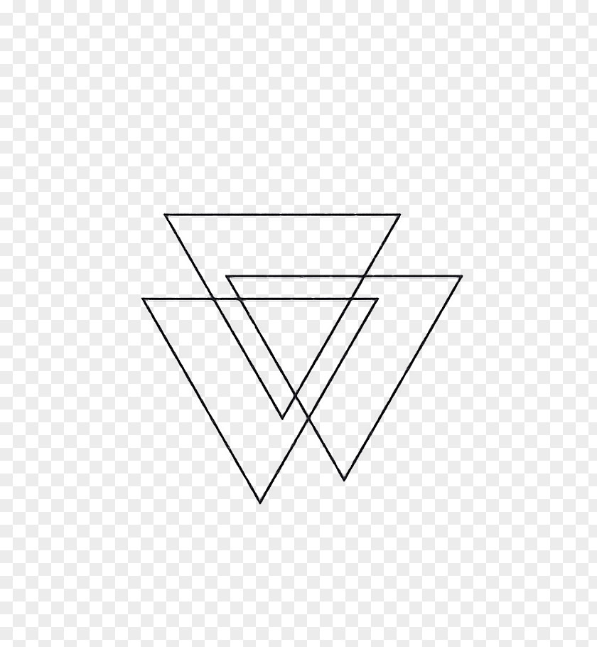 Upside Down Triangle Symbol Meaning Abziehtattoo Image Line Art PNG