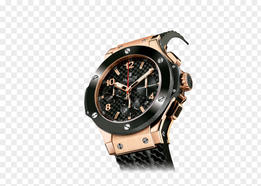 Watch Hublot Chronograph Gold Sang Bleu PNG