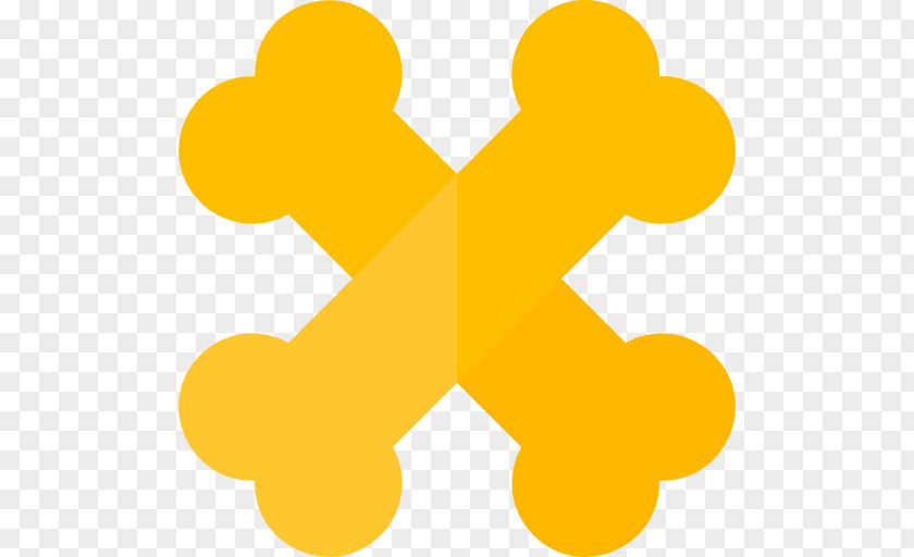 Yellow Bones Bone Icon PNG