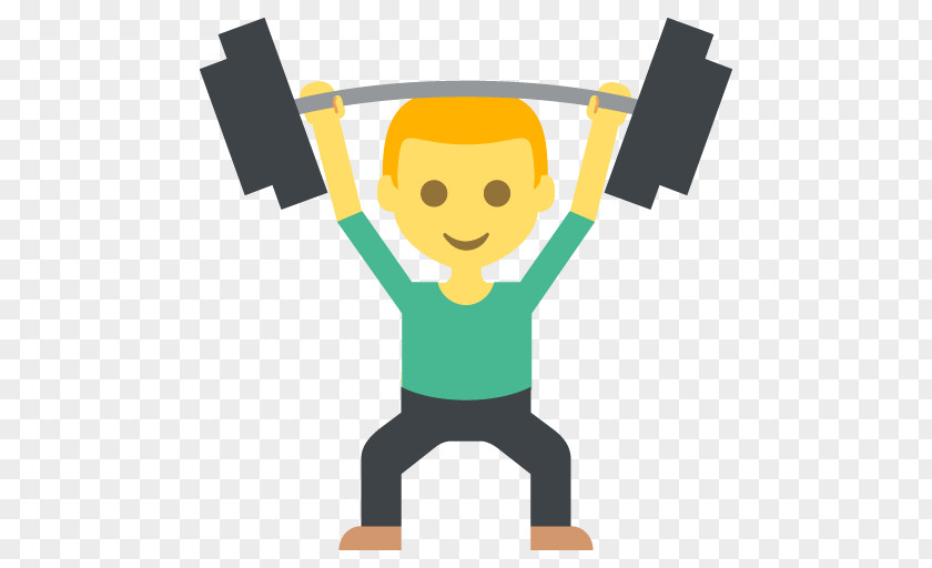 Activity Emoji Olympic Weightlifting Weight Training CrossFit PNG