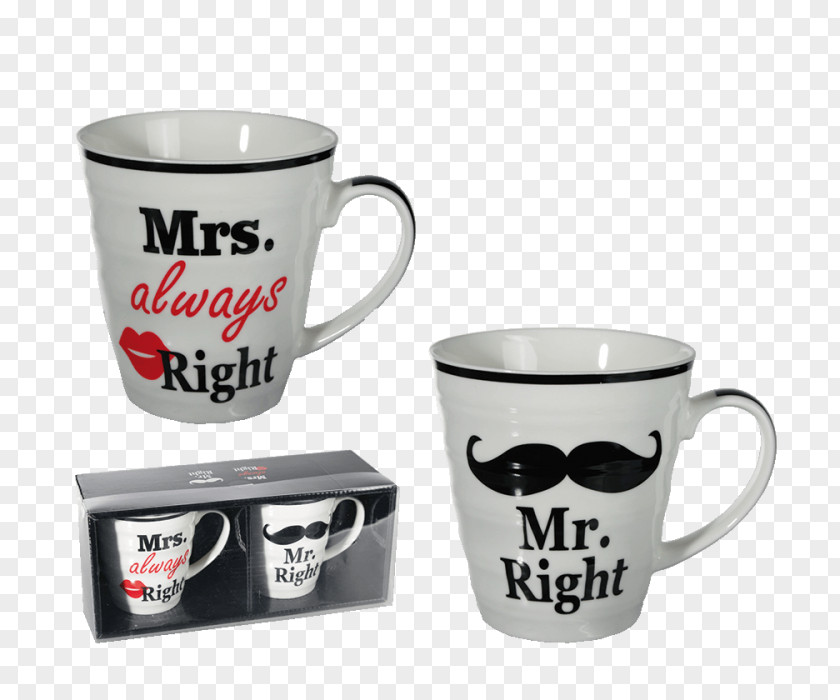 Mug Coffee Cup Mrs. Mr. Ceramic PNG
