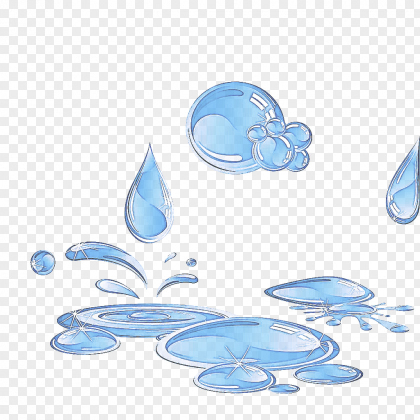 Plant Drop Blue Aqua Water Clip Art PNG