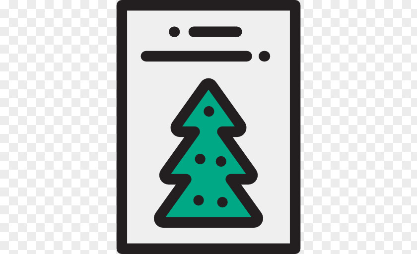 Holliday Card Mockup Christmas Tree PNG