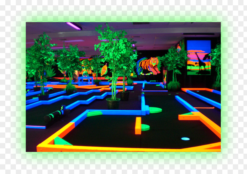 Mini Golf Lahaina Maui Glow Putt Productions In One Kaneohe PNG