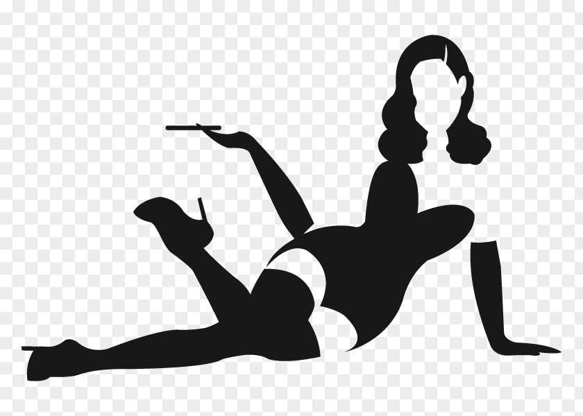 Pin-up Girl Sticker Photography Silhouette PNG girl , pin up clipart PNG
