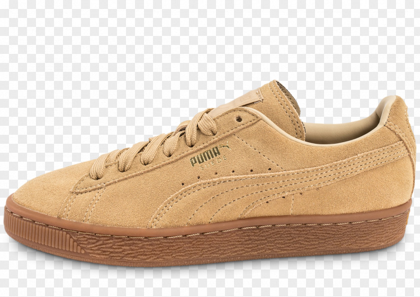 Adidas Sports Shoes Puma Beige Suede PNG
