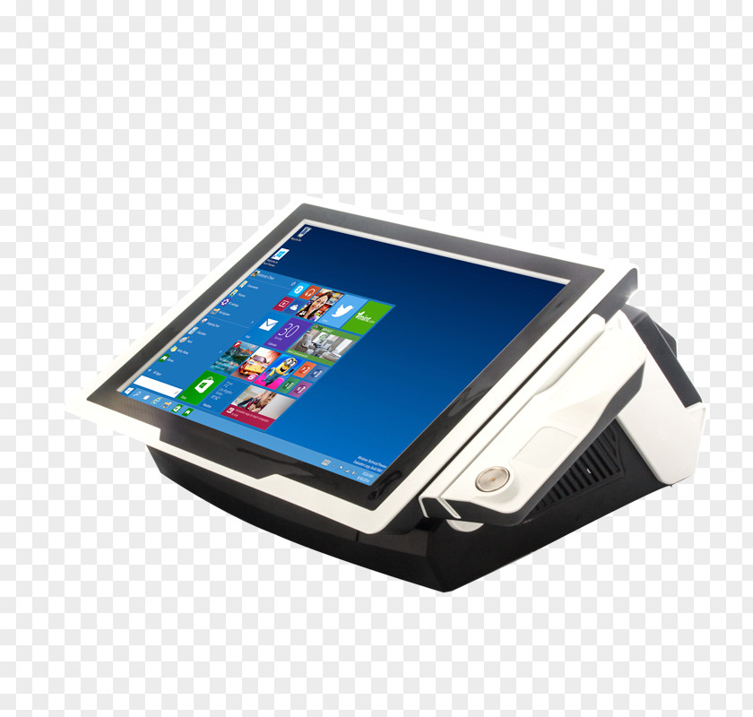 Mobile Terminal Point Of Sale Sales Touchscreen Cash Register Printer PNG