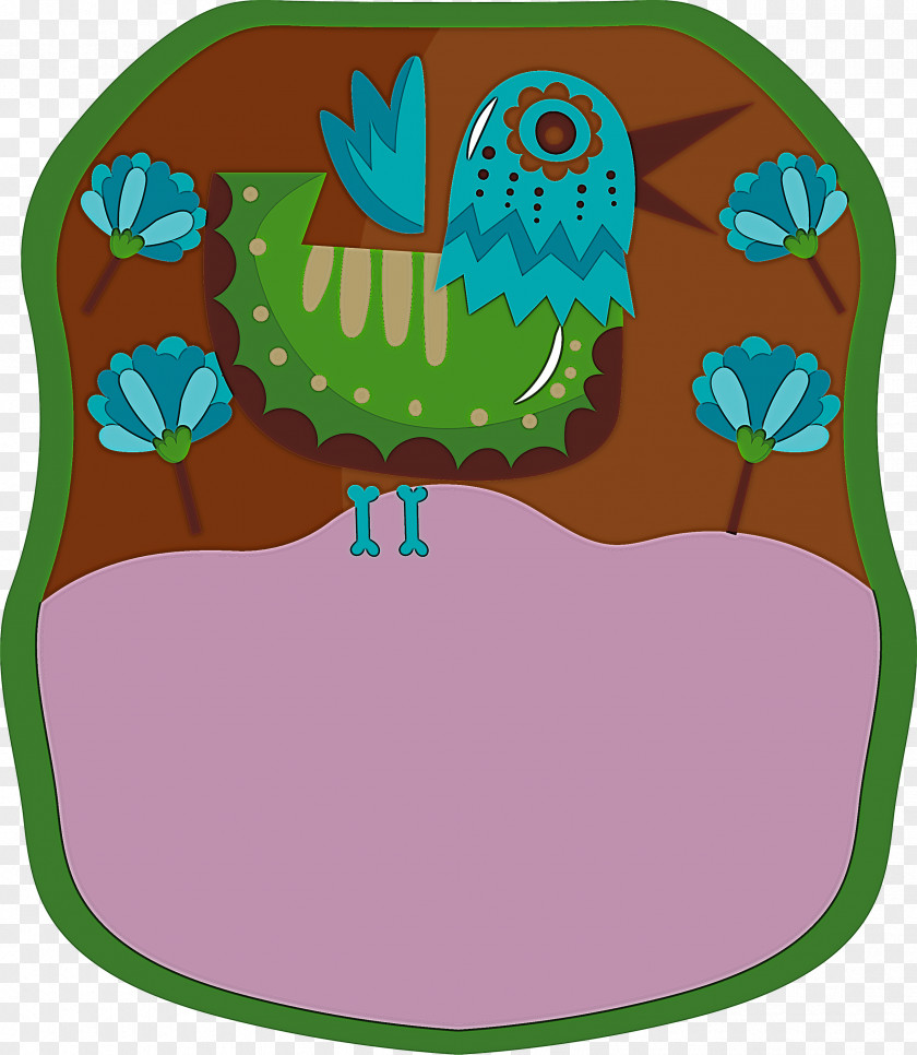 Owl M Green Leaf Beak M-tree PNG