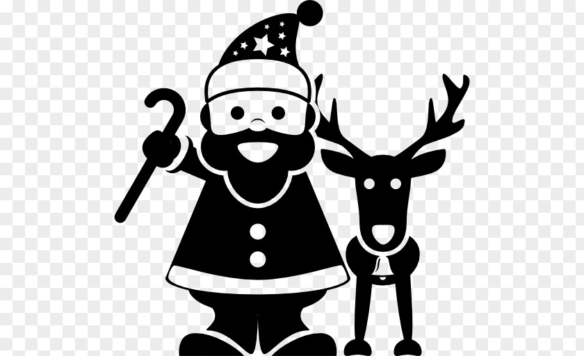 Santa Claus Rudolph Christmas Reindeer PNG