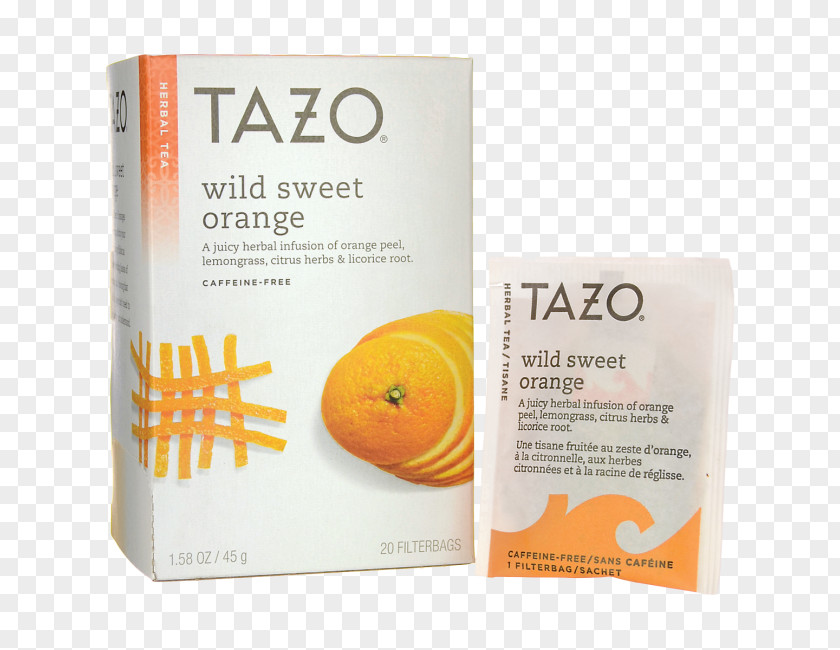 Tea Herbal Tazo Orange Infusion PNG