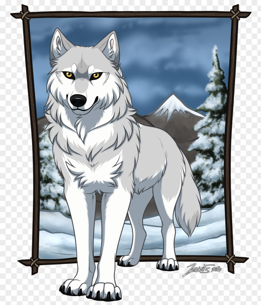 Wolf Snow Mountains Art Museum Alaskan Tundra Work Of Illustration PNG