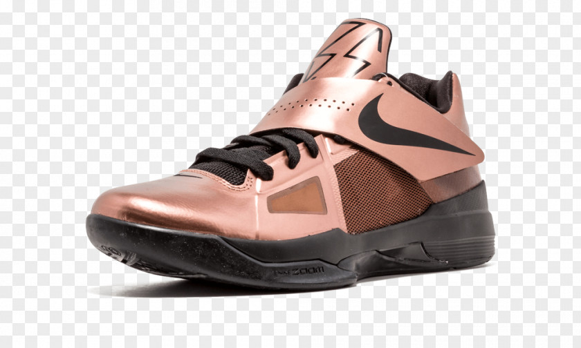 Bronze Black KD Shoes Sports Nike Zoom Line Leather PNG