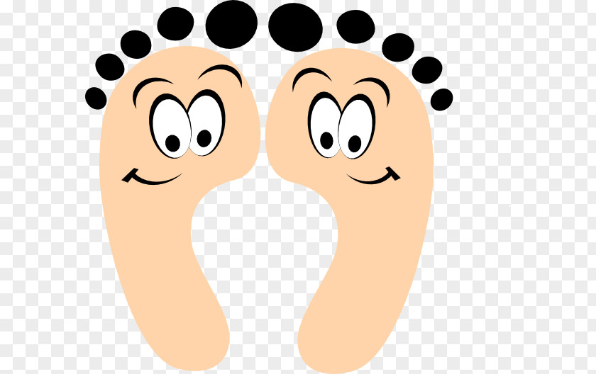 Cartoon Feet Toe Foot Finger Clip Art PNG