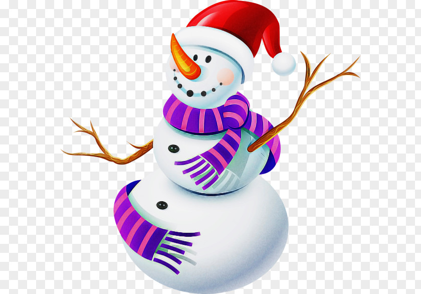 Holiday Ornament Snowman PNG