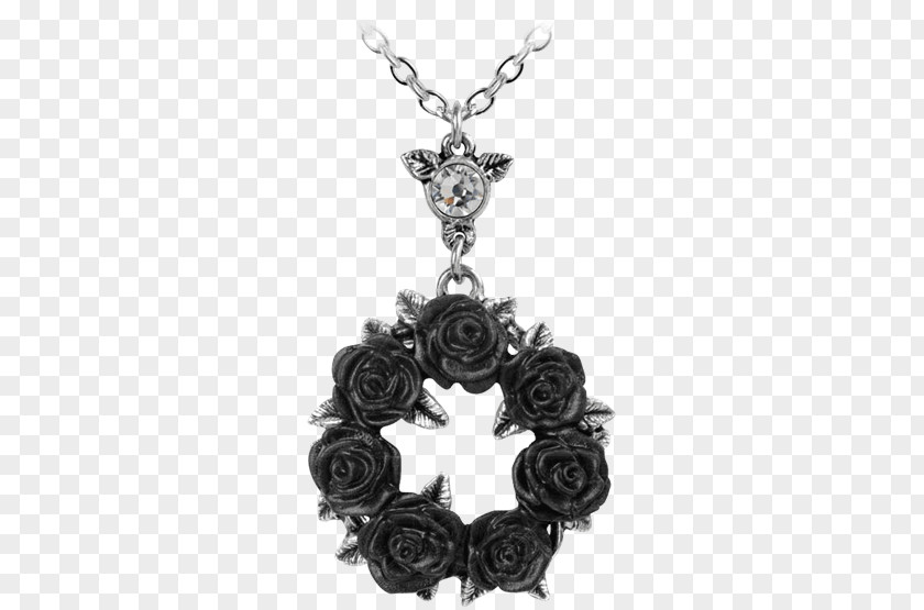 Necklace Earring Alchemy Gothic Bacchanal Rose Ring 'O Roses Pendant P791 PNG