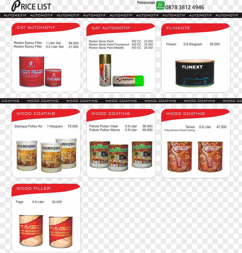 Price List Brand Convenience Food PNG